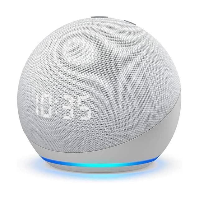 Amazon Echo Dot (4th Gen) Smart Speaker – With Clock