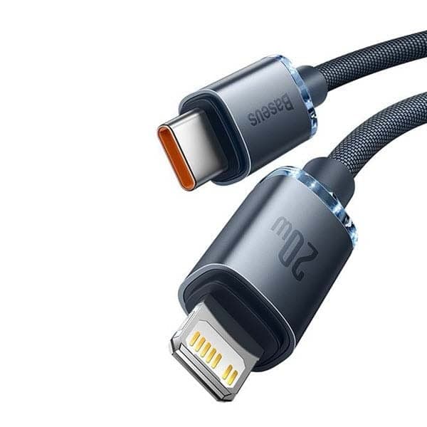 Baseus Crystal Shine Series 20W Fast Charging Type-C to Lightning Cable