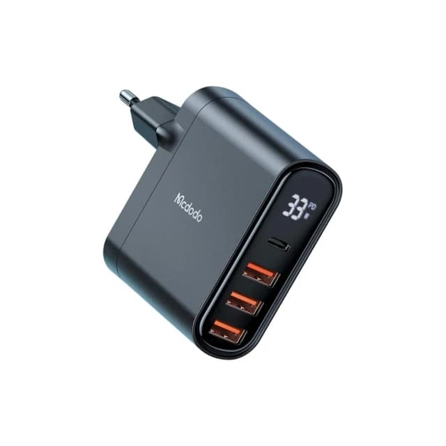 Mcdodo CH-2250 4-Ports 33W Digital Display Fast Charging Adapter