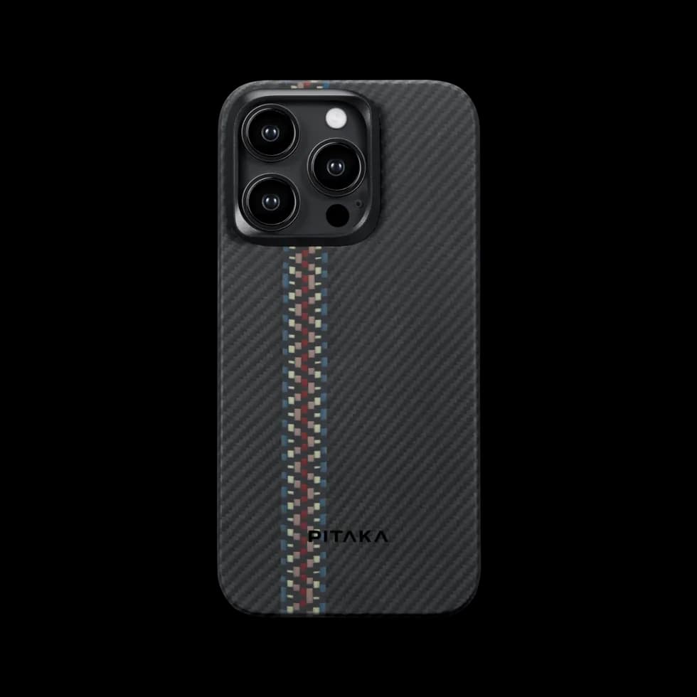 PITAKA MagEZ Case 4 for iPhone 15 Pro / 15 Pro Max -600D Rhapsody