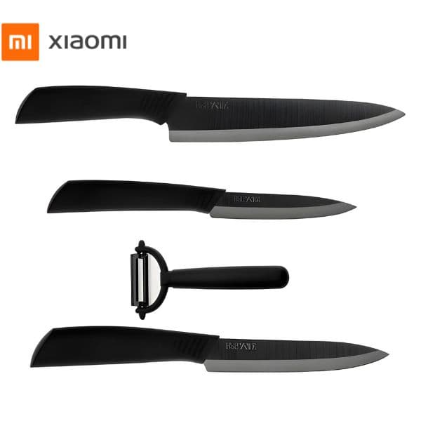 Xiaomi Mi HUOHOU Nano-Ceramic Knife Set 4 Pieces Xiaomi Mi HUOHOU Nano-Ceramic Knife Set 4 Pieces