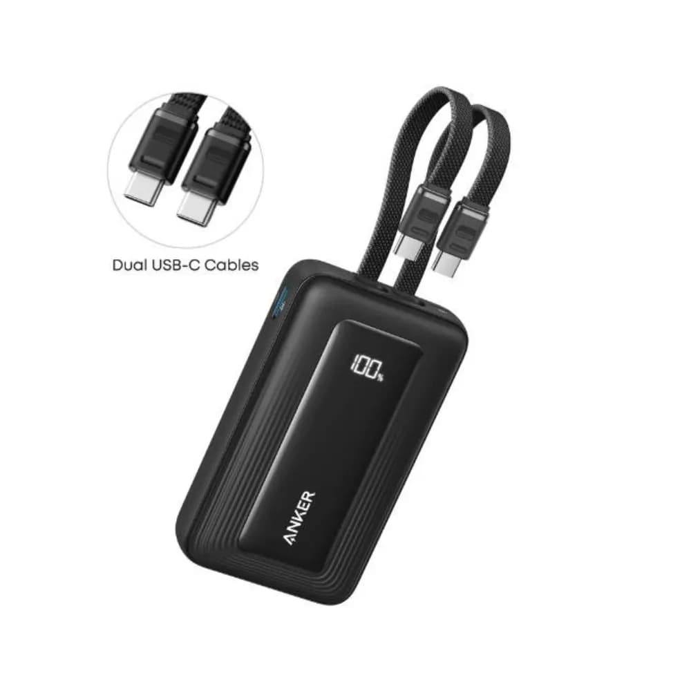 Anker Zolo A1680H12 10000mAh 35W Power Bank with Built-in Dual USB-C Cable