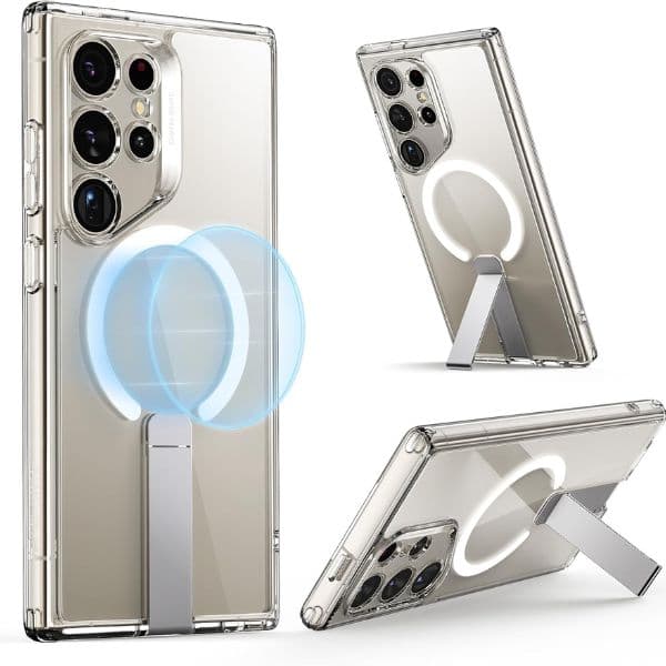 ESR Boost Flickstand HaloLock MagSafe Kickstand Case for Samsung S24 Ultra