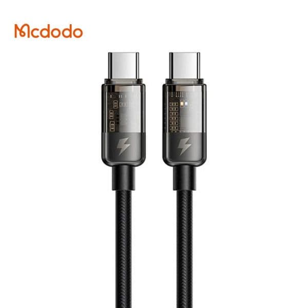 Mcdodo CA-284 Auto Power Off 100W Digital Display Type-C to Type-C Cable 1.2m