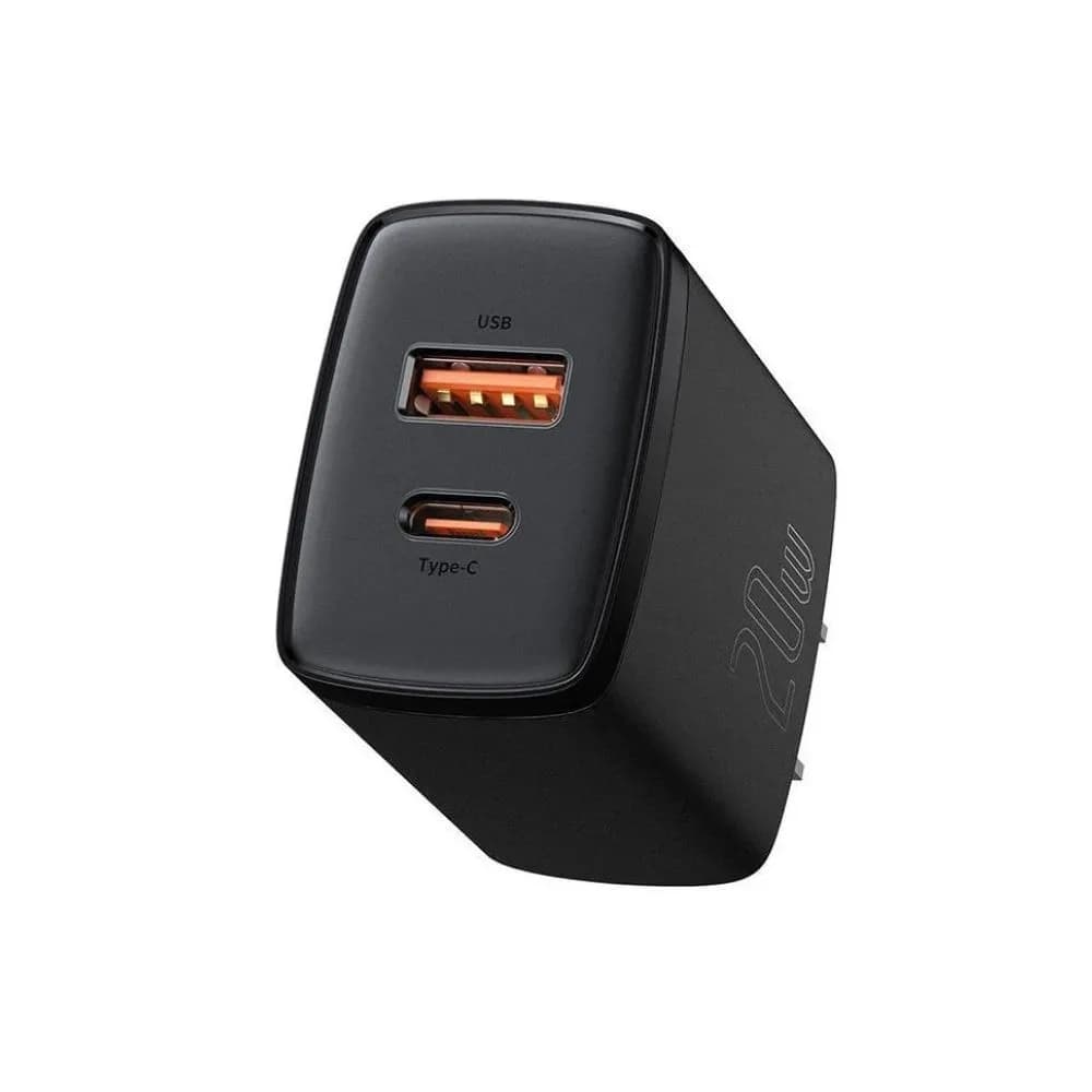 Baseus CCXJ-01 Compact Super Quick Charger Dual Port U+C 20W CN