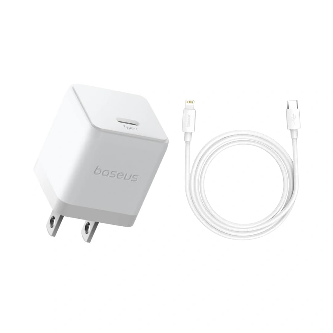 Baseus Palm Fast Charger 1C 20W With Type-C to Lightning Cable