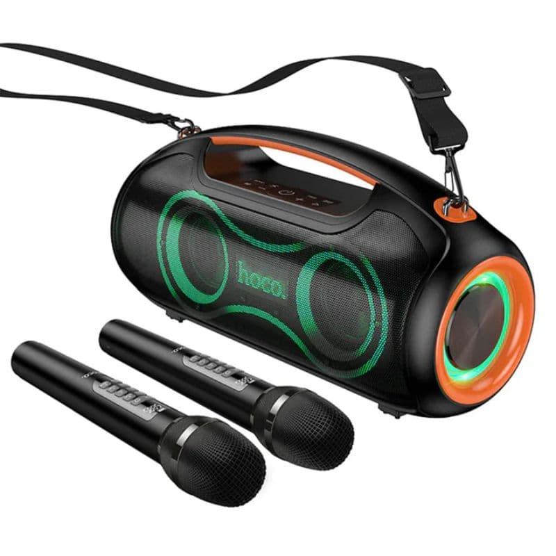 Hoco DS67 Bluetooth Party Speaker with 2 Wireless Microphones