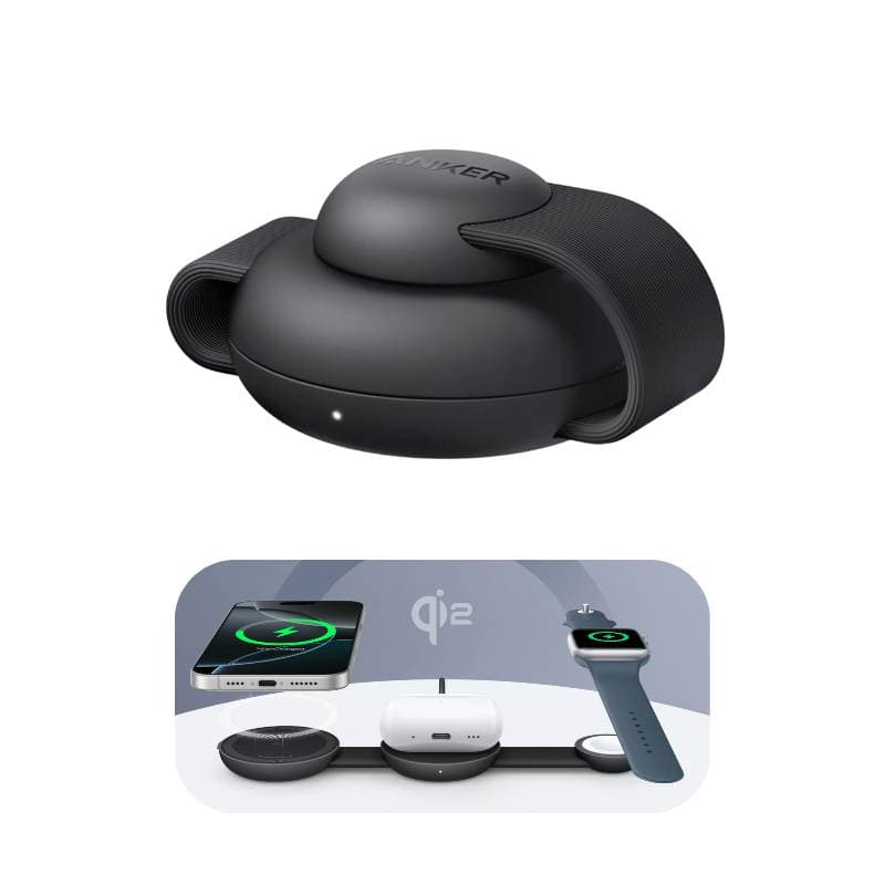 Anker A25M8 Ultra Compact 3in1 Qi2 Wireless Charger