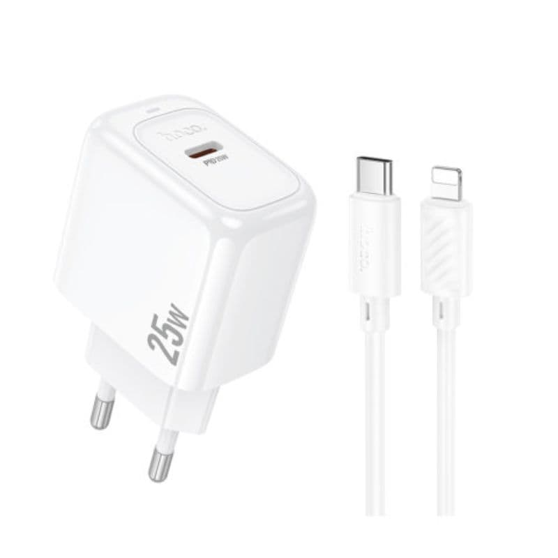 Hoco CS53A 25W PD Wall Charger with Lightning Cable