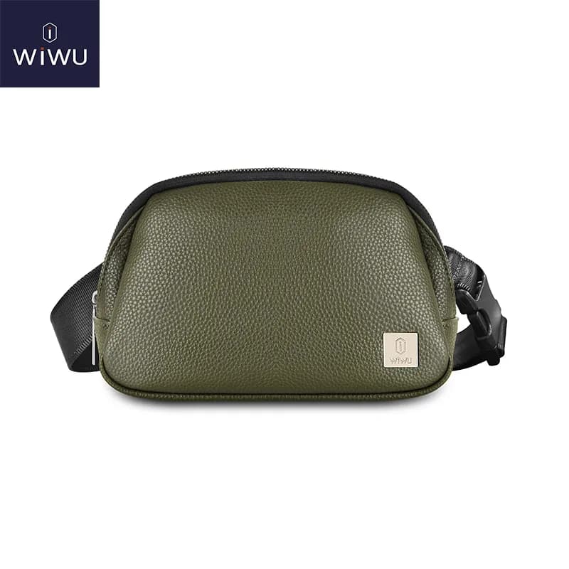 WIWU LULU Unisex PU Leather Crossbody Bag