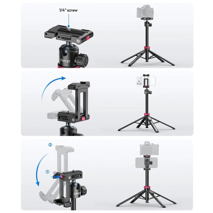 Ulanzi MT-44B 2-in-1 Selfie Stick Quadpod S056