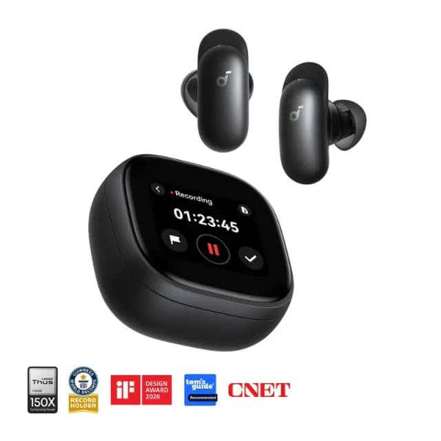 Anker soundcore Liberty 5 Pro Max AI Note-Taker Earbuds Anker soundcore Liberty 5 Pro Max AI Note-Taker Earbuds